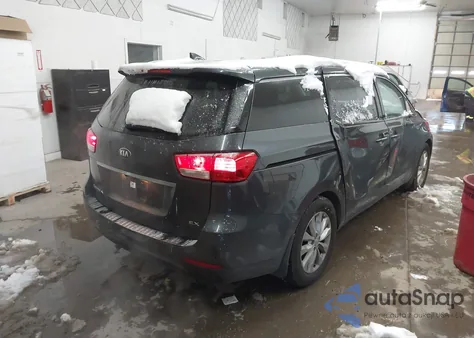 2016 Kia Sedona Ex from USA, damaged, VIN KNDMC5C18G6134143